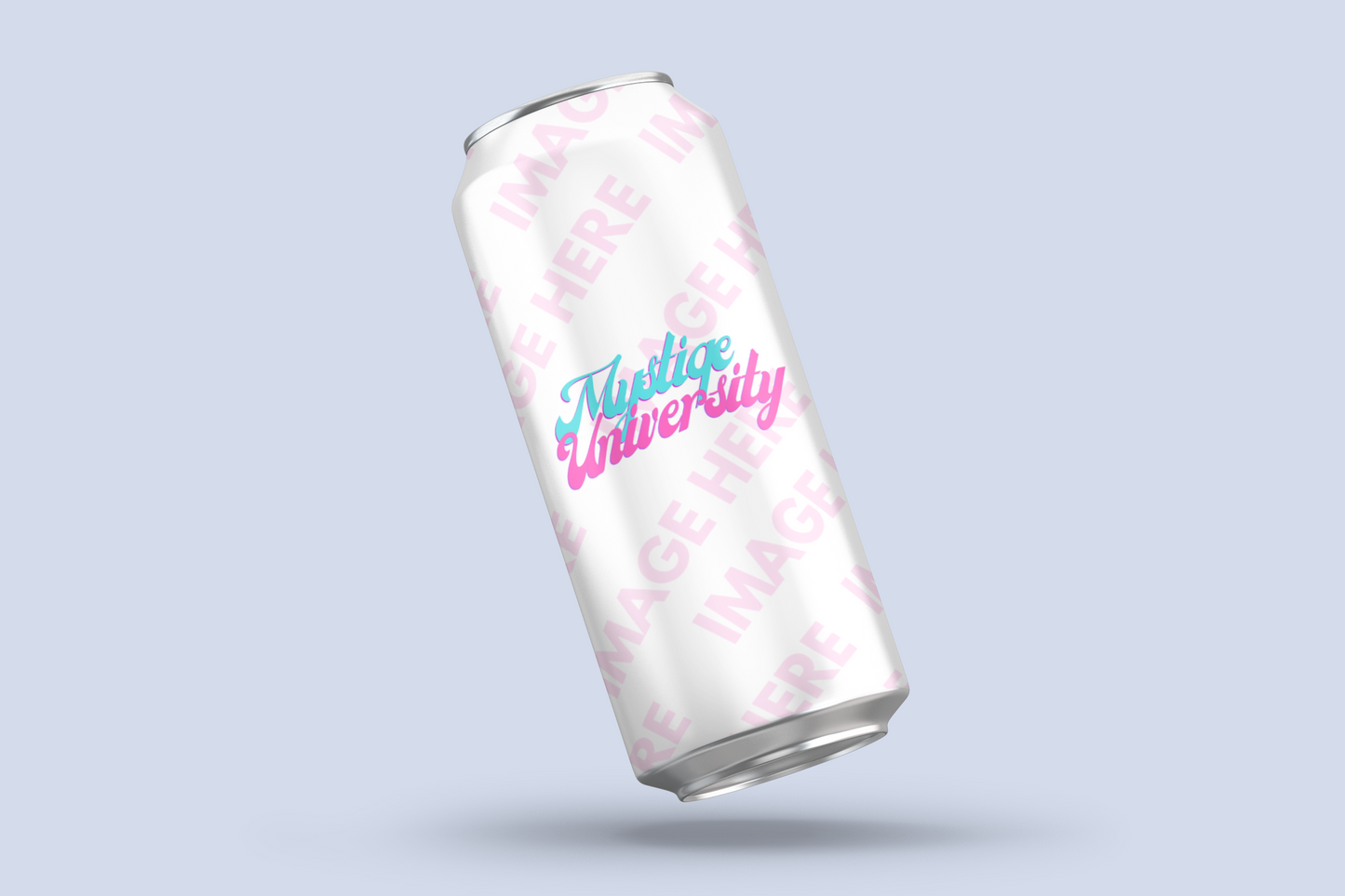 Floating Soda Can Mockup