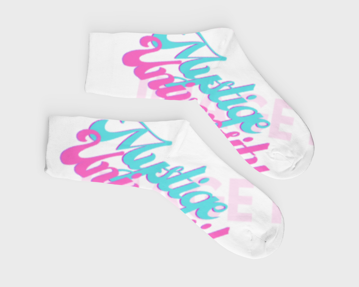 Pair of Long Socks Mockup