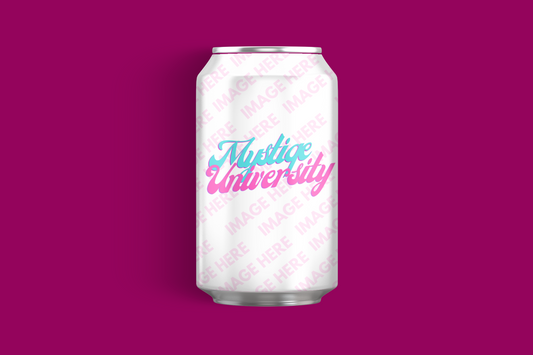 Lying 12oz Soda Can Mockup