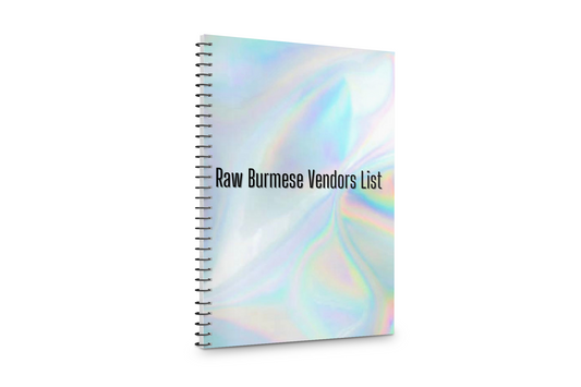 Raw Burmese Vendor List