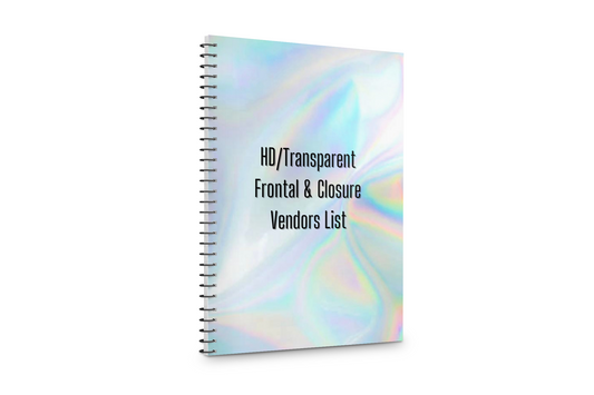 HD/Transparent Frontal and Closure Vendor List