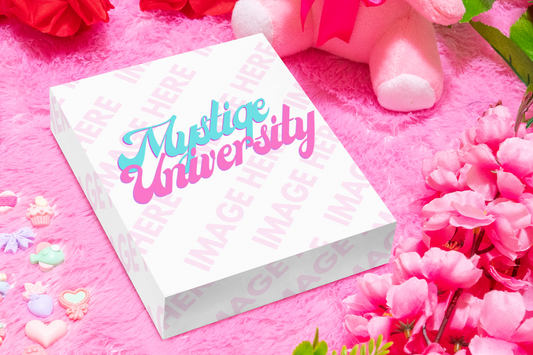 Rectangle Box Mockup On the Top of a Pink Carpet