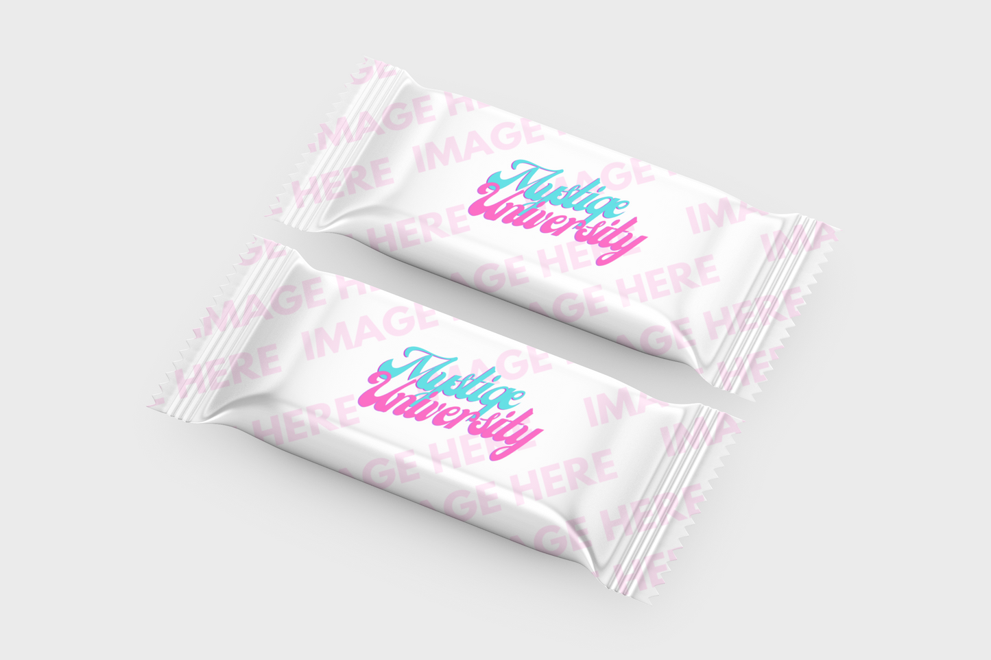 Small Candy Bar Double 3D Mockup