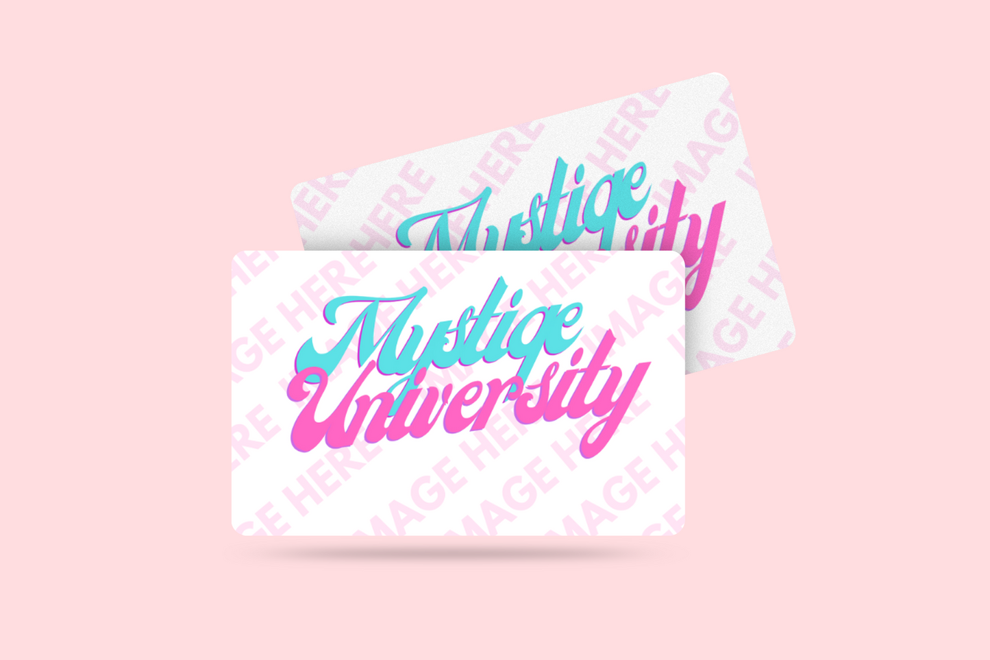 Front and Back Credit Card Mockup