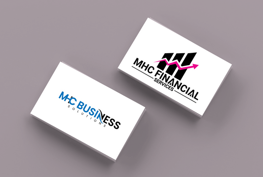 Top View Business Cards Mockup