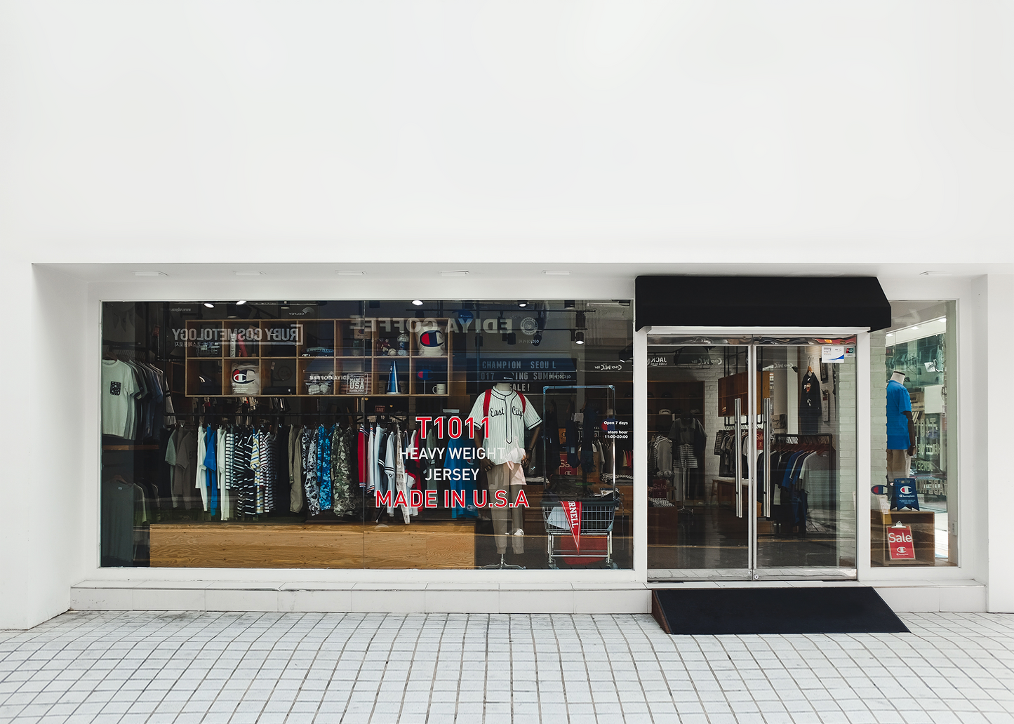 Apparel Store Logo Sign Mockup