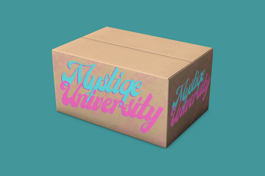 Cardboard Shipping Box Mockup