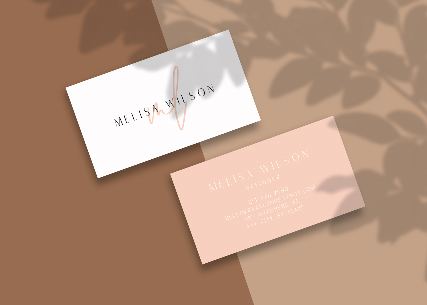 Two Tone Backgroud Mockup