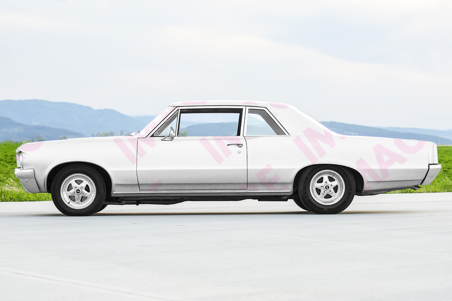 American Muscle Car Mockup