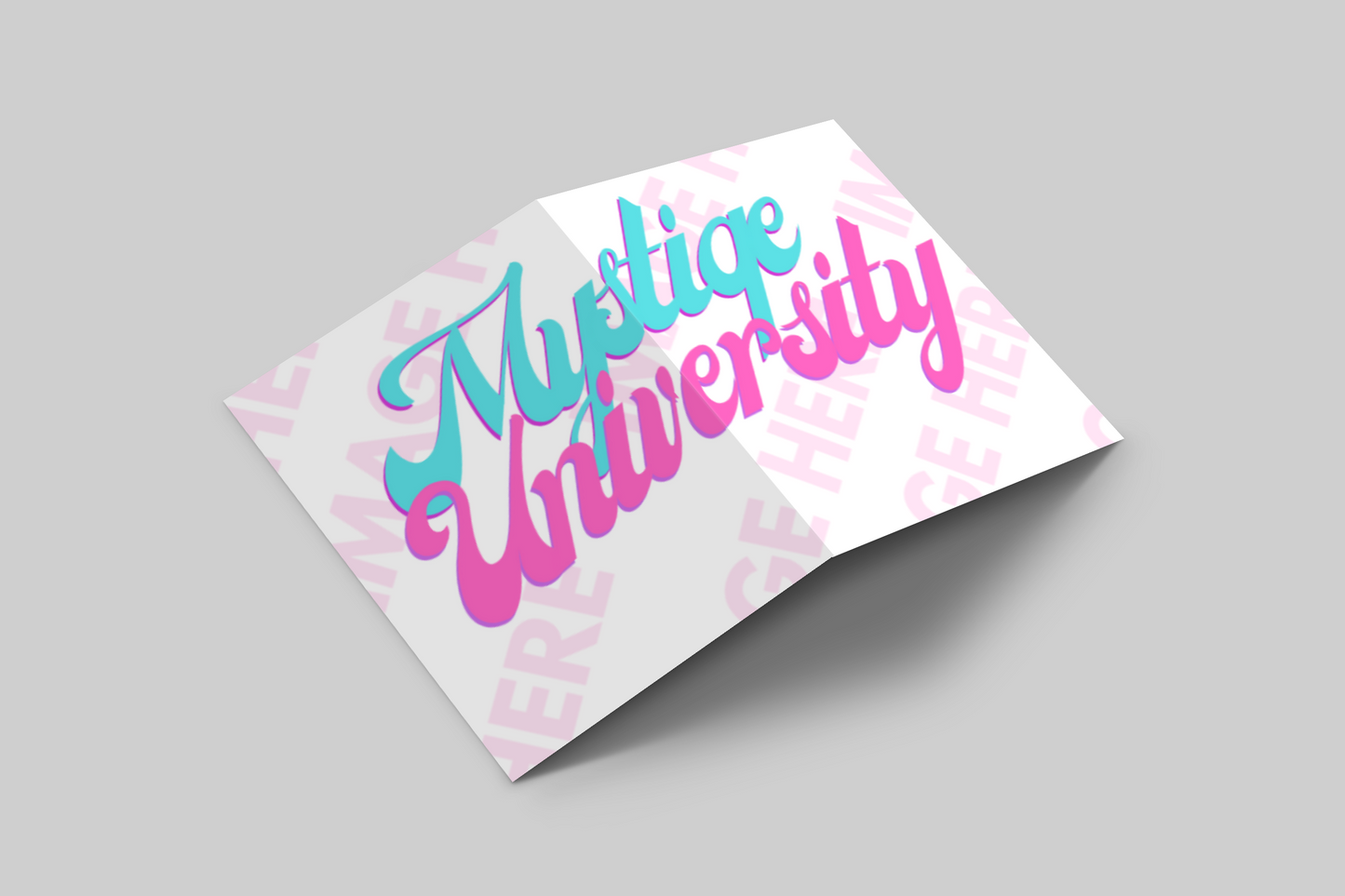 Bi Fold Brochure Mockup