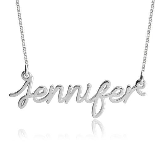 Light Cursive Name Necklace