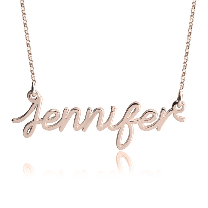 Light Cursive Name Necklace