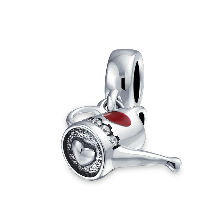 Charm con cuentas colgantes con forma de regadera 